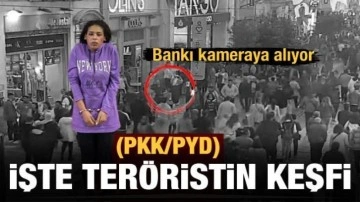 İstiklal'i kana bulayan PKK/PYD'li terörist Ahlam Albashır'ın keşif görüntüleri çıktı