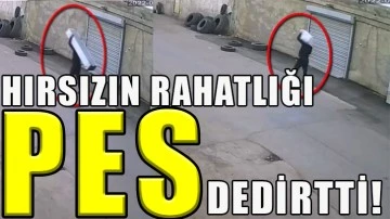 İşyerinden klima ve motosiklet çalan hırsızlar kamerada