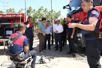 İtfaiye filosuna yeni araçlar eklendi
