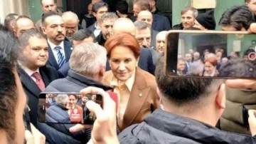 İYİ Parti Genel Başkanı Akşener'den Sinan Ateş'in ailesine taziye ziyareti