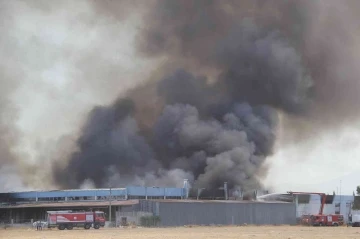 İzmir’de yatak fabrikasındaki yangın kontrol altında
