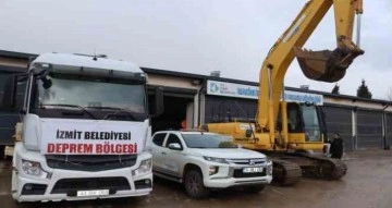 İzmit’ten yola çıkan iş makineleri Hatay’a ulaştı