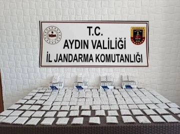 Jandarma ekiplerinden kaçak sigara operasyonu
