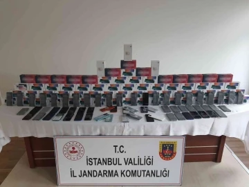 Jandarmadan kaçak cep telefonu operasyonu: 5 gözaltı
