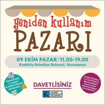 Kadıköy’de Yeniden Kullanım Pazarı
