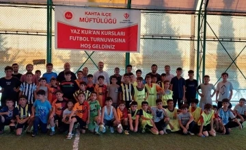 Kahta’da Yaz Kur’an Kursları futbol turnuvası başladı
