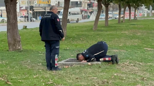 ‘Kanalizasyonda çocuk var’ ihbarı polis, itfaiye ve sağlık ekiplerini alarma geçirdi
