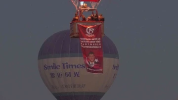 Kapadokya’da balonlar 15 Temmuz Demokrasi ve Milli Birlik Günü için havalandı
