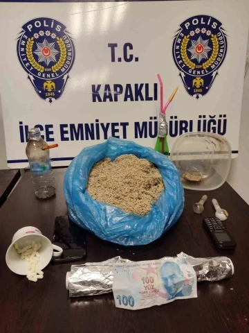 Kapaklı’da uyuşturucu operasyonu: 2 gözaltı
