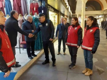 Karabörk, güven timlerini denetledi, esnaf ziyaret etti
