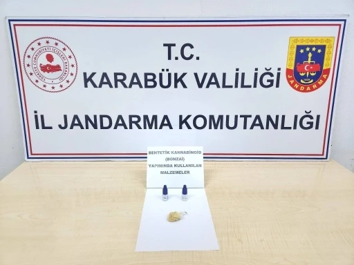 Karabük’te uyuşturucu operasyonu: 1 gözaltı
