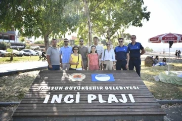 Karadeniz’in Maldiv’i Samsun’da mavi bayraklı plajlar denetimi geçti
