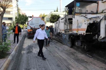 Karaköprü’de asfalt yollar yenileniyor
