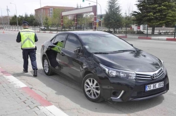 Karaman’da sivil askeri aracın çarptığı yaya ağır yaralanandı
