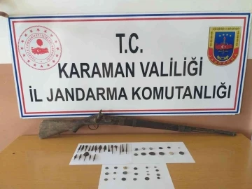 Karaman’da tarihi eser operasyonu
