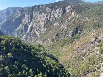 Karanlıkdere Kanyonu’nda çıkan yangın kontrol altına alındı
