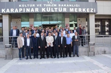 Karapınar’da mahalle muhtarları ile istişare toplantısı
