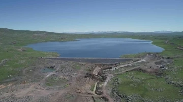 Kars Arpaçay Koçköy Göleti’nde çalışmalar tamamlanmak üzere
