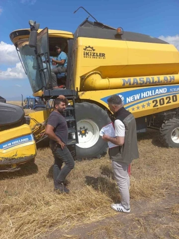 Kars’ta hububat hasadı başladı
