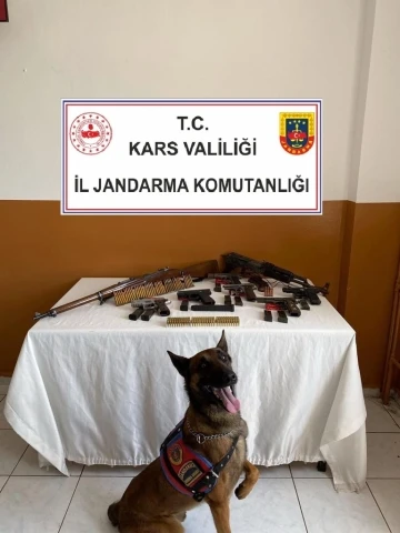 Kars’ta jandarmadan ruhsatsız silah operasyonu
