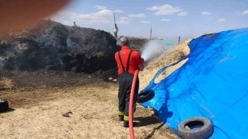 Kars’ta ot yangını itfaiye ekiplerince söndürüldü
