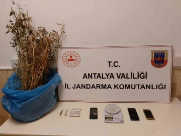 Kaş’ta 350 gram kubar esrar ele geçirildi
