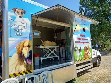 KASBİM’in mobil kısırlaştırma aracı, Araç’ta kısırlaştırma ve aşılama işlemlerine başladı
