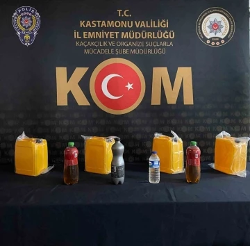 Kastamonu’da sahte alkol operasyonu: 1 gözaltı
