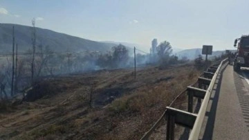 Kastamonu'da çıkan anız yangını söndürüldü