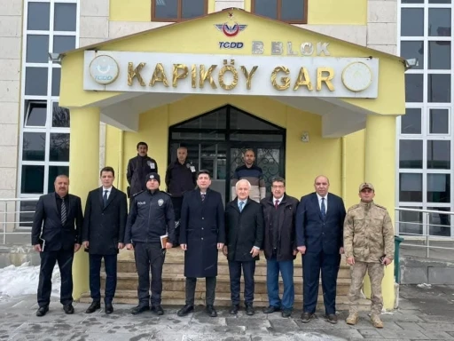 Kaymakam Gürdal Kapıköy Gar Şefliğinde incelemelerde bulundu
