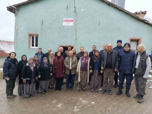 Kaymakam köy sakinleri ile bir araya geldi
