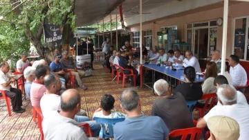 Kaymakam Sağlam, vatandaşlarla bir araya geldi
