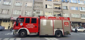 Kayseri’de ev yangını
