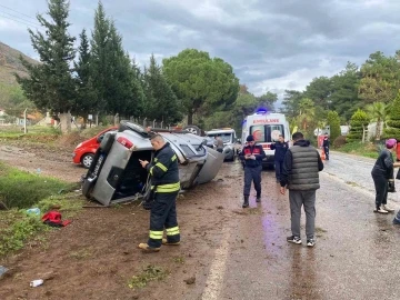 Kaza anı güvenlik kameralarına anbean yansıdı
