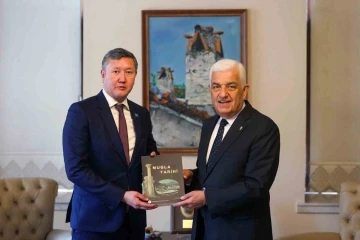 Kazakistan Cumhuriyeti Antalya Başkonsolosu Kanafeyev’den  Başkan Gürüne ziyaret
