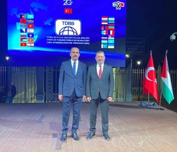 KBÜ Rektörü Kırışık, Türk Dünyası Belediyeler Birliği resepsiyonuna katıldı
