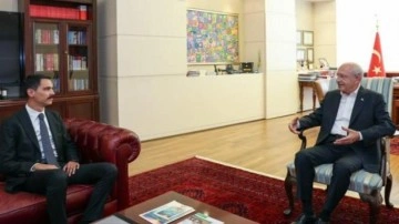 Kemal Kılıçdaroğlu ile görüşen Fatih Furkan Yazıcıoğlu'nun yeni imajı dikkat çekti