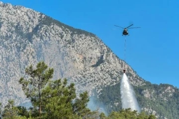 Kemer'deki orman yangınına havadan müdahale/Ek fotoğraflar