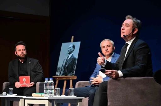 Kepez Forum’da Sinan Meydan ile Atatürk, kadın ve çocuk söyleşisi
