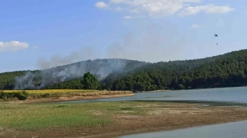 Keşan’da ormanlık alanda yangın çıktı
