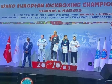 Kick Boks sporcusu Şeyma’dan Avrupa gururu
