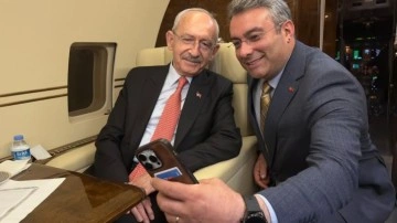 Kılıçdaroğlu'nun danışmanından özel jetten selfie paylaşımı