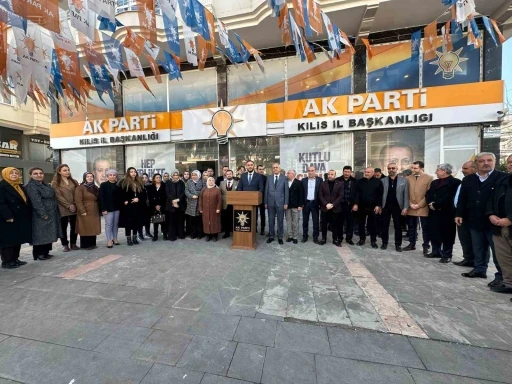 Kilis AK Parti Merkez İlçe Başkanı Yeğin, açıklamalarda bulundu
