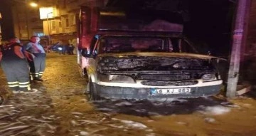 Kilis’te kamyonet kundaklayan şahıs yakalandı