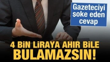 Kiralık daire arayan gazeteciyi şoke eden cevap: 4 bin liraya ahır bile bulamazsın!