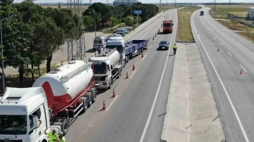 Kırklareli’nde 3 bin 306 araç denetlendi: 30 araç trafikten men edildi
