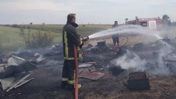 Kırklareli’nde 71 arı kovanı alev alev yandı
