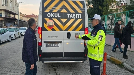 Kırklareli’nde okul servisleri denetlendi
