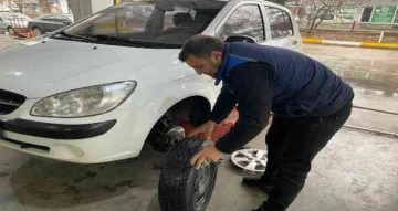 Kış lastiklerine Adıyaman’da yoğun ilgi