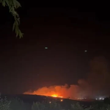  Kızılhisar bölgesinde korkutan yangın